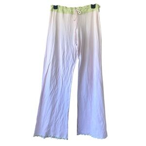 Y2K Hanky Panky Lace Pink Pants Medium Lounge Fairy Glam 2000s Bratz Coquette